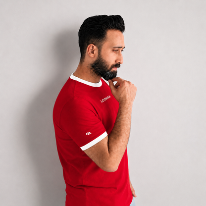 Red Vanta™ | ARCTIC EDITION | STATEMENT round neck smart fit tee shirt