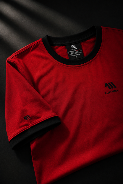 Red Vanta™ SIGNATURE round neck smart fit tee shirt