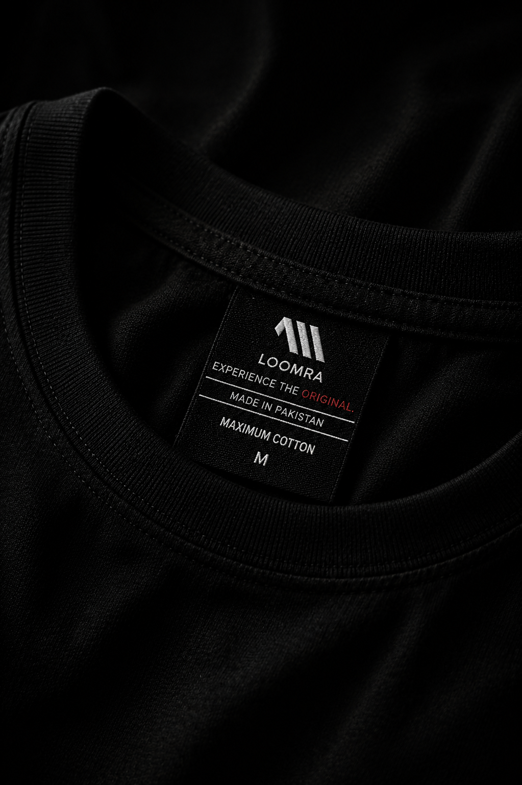 Obsidian Blackout™ STAEMENT round neck smart fit tee shirt