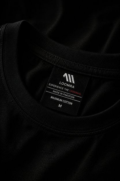 Obsidian Blackout™ STAEMENT round neck smart fit tee shirt