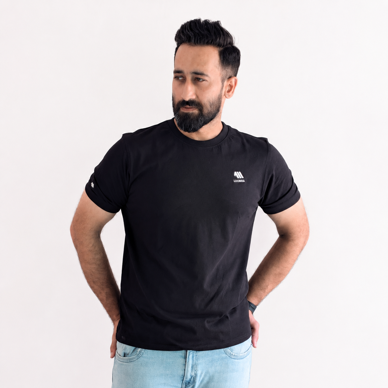Obsidian Blackout™ SIGATURE round neck smart fit tee shirt