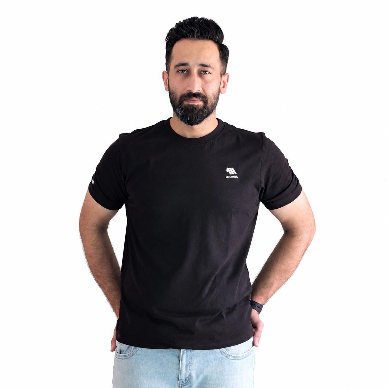 Obsidian Blackout™ SIGATURE round neck smart fit tee shirt